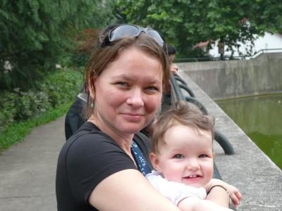 Hannah und ich im Zoo